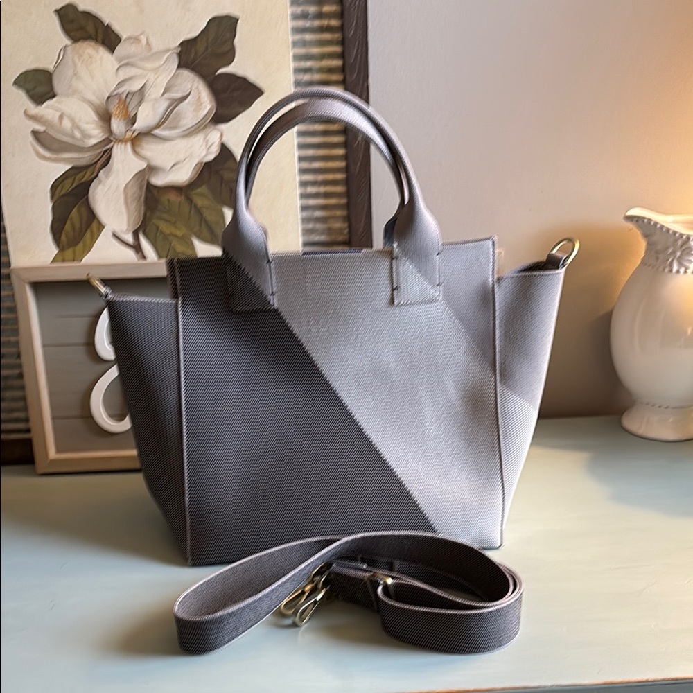 Rothys Two-Tone charcoal Gray Handbag